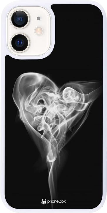 Immagine prodotto PhoneLook Cover Silicone Bianco San Valentino 2022 Nero Fumo (Apple iPhone 12 mini)