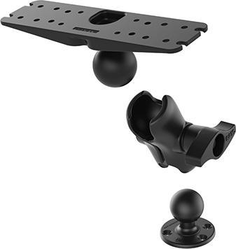 Actual product image RAM Mounts Hinge support round base 3.7"/3"X11"