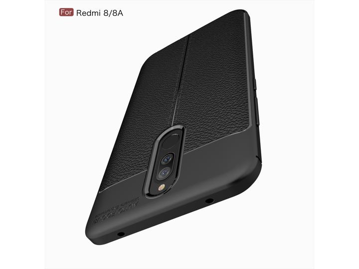 Produktbild Screenguard Xiaomi Redmi 8 Hülle Leather Design TPU Cover (Xiaomi Redmi 8)