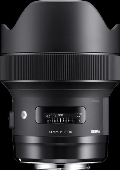 Actual product image Sigma 14mm f/1.8 DG HSM ART, Sony E (Sony E, full size, APS-C / DX)
