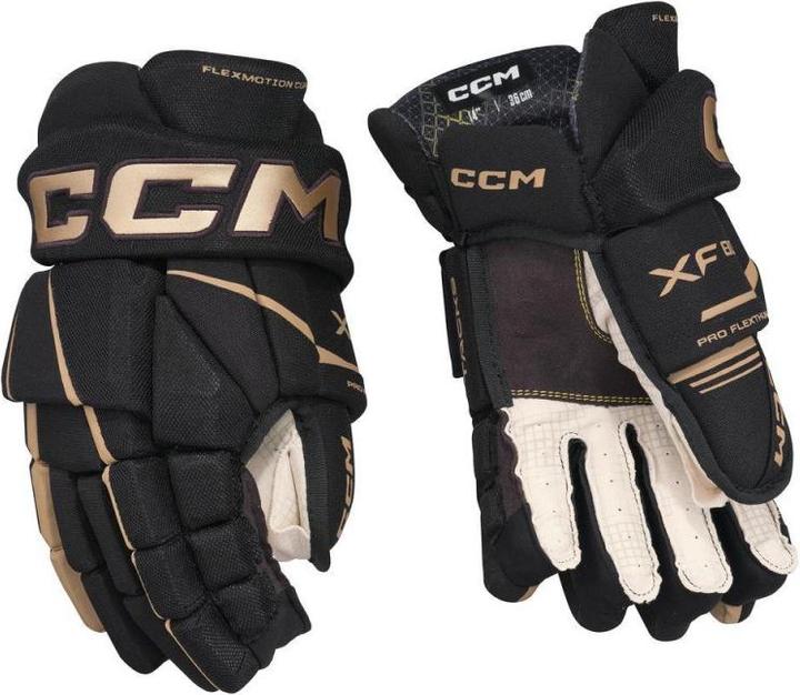 Produktbild CCM Tacks XF80 JR Hockeyhandschuhe (12"/30 cm, Schwarz/Orange) (10)