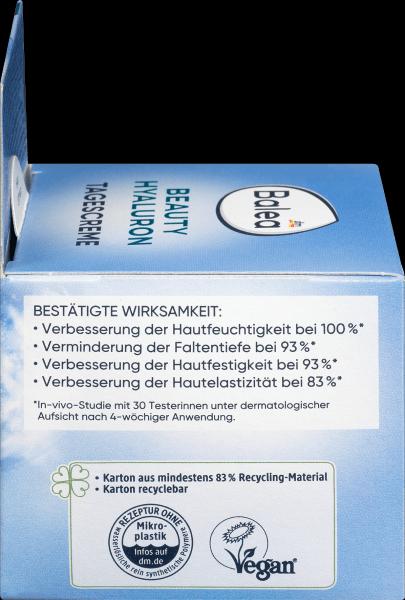Produktbild dm Balea Beauty Hyaluron Tagescreme (50 ml, Tagescreme, SPF 15)