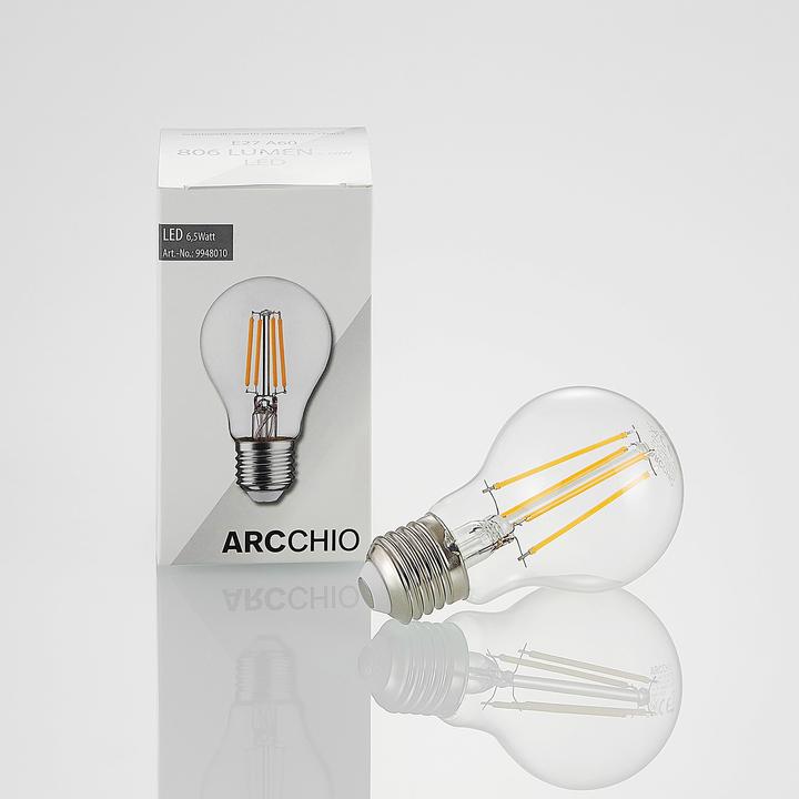 Actual product image Arcchio E27 LED 6,5W (E27, 6.50 W, 806 lm, 1 x, E)
