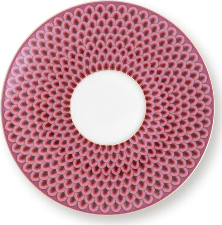 Immagine prodotto PIP Studio Tazza Flower Festival con piattino rosa scuro 280ml (280 ml, 1 x)