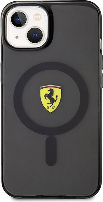 Actual product image Ferrari FEHMP14SURKK iPhone 14 6.1" black/black hardcase Translucent Magsafe (Apple iPhone 14)