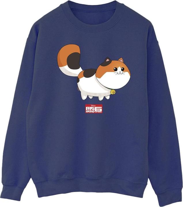 Actual product image Disney Mens Big Hero 6 Baymax Kitten Pose Sweatshirt (XL)