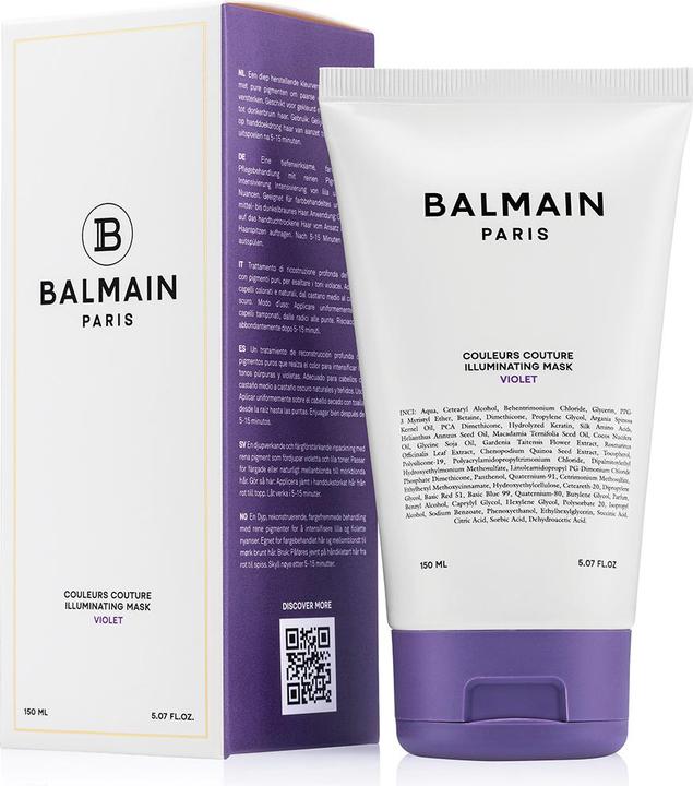Produktbild Balmain Hair - Couleurs Couture Illuminating Violet Mask - Violet - 150ml (150 ml)