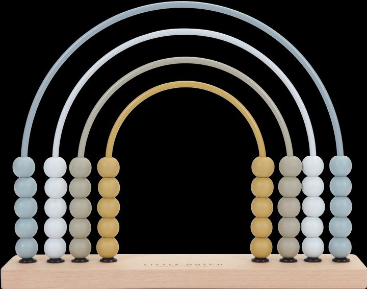 Actual product image Little Dutch Rainbow Abacus blue