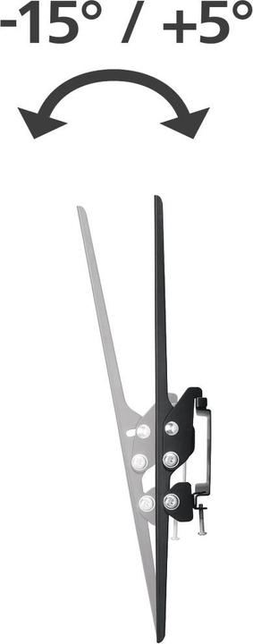 Immagine prodotto Hama Supporto a parete per TV, inclinabile, 191 cm (75") fino a 40 kg (Muro, 75", 40 kg)