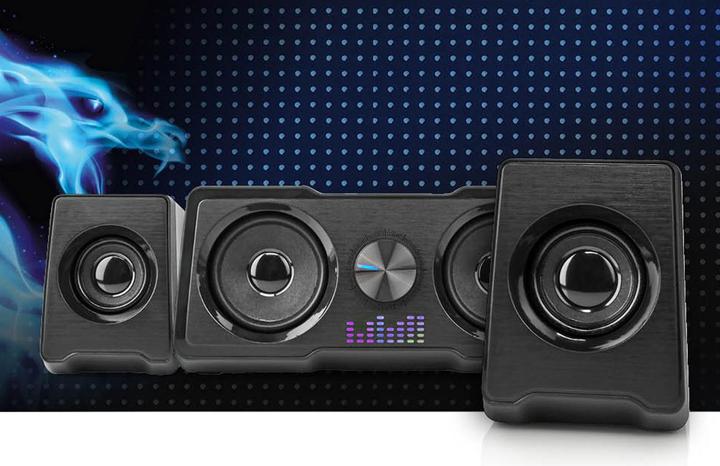 Produktbild Nedis Gaming-Lautsprecher | Lautsprecherkanäle: 2.2 | Stromversorgung über USB | 3.5 mm Stecker | 48