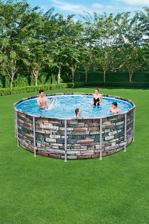 Produktbild Diverse Hardware Bestway Power Steel Swimming Pool 427x122 cm (427 x 122 cm)