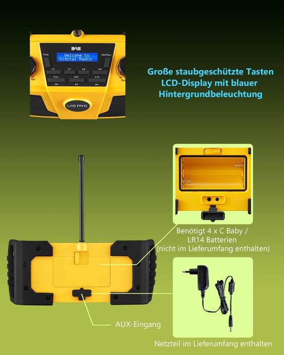 Produktbild Ueme DB-322 (Gelb-Schwarz)