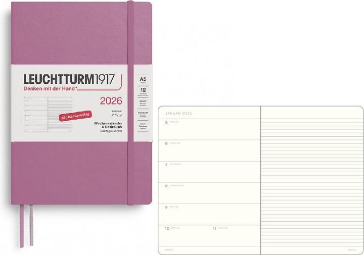 Produktbild Leuchtturm1917 Leuchtturm 1w/S Medium Sc D.Rose (A5, Deutsch)
