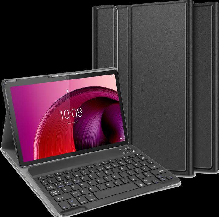 Actual product image Cazy Keyboard Cover Compatible with Lenovo Tab M10 5G - Protective Case with Magnetic Detachable (DE)