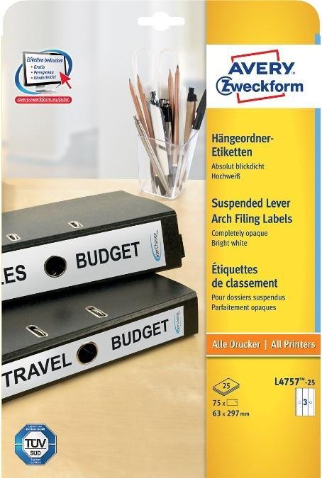 Produktbild Avery Hängeordner-Etiketten