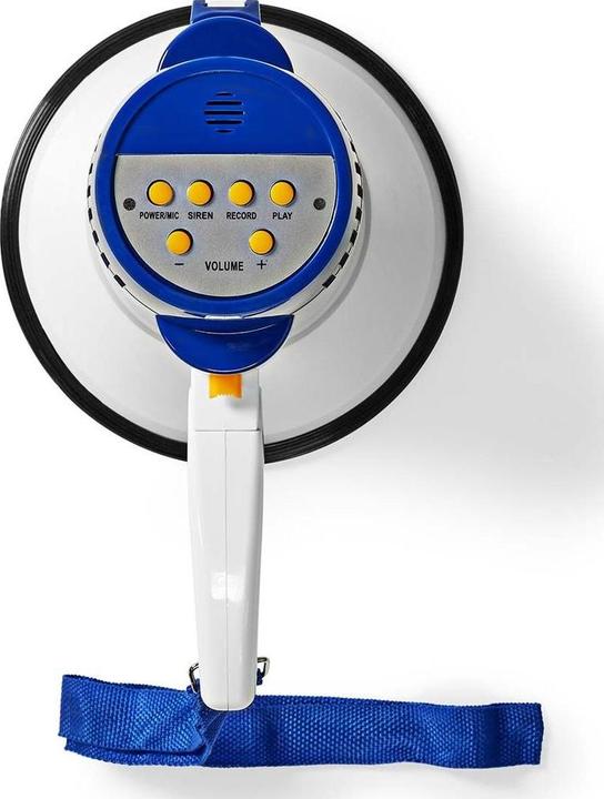 Actual product image Nedis Megaphone | Maximum range: 250 m | Max. volume control: 115 dB | Built-in microphone (Megaphone)
