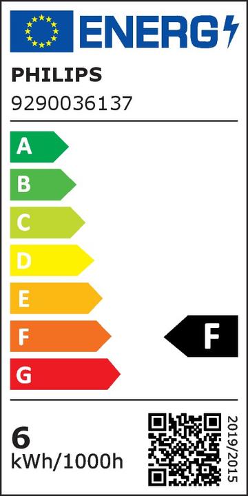 Energie-Label Philips LED Leuchtstoffröhre (G13, 6 W, 600 lm, 1 x, E)