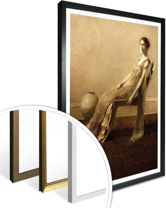 Image du produit Trenddeko Dewing - Vert et or (60 x 80 cm)