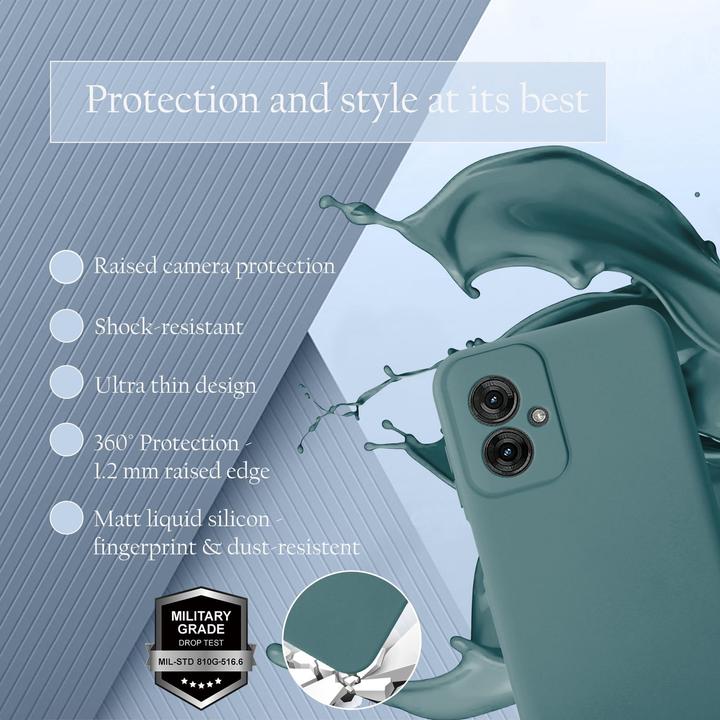 Produktbild Cadorabo Hülle für Motorola Moto G55 im Liquid Case Design (Motorola Moto C)