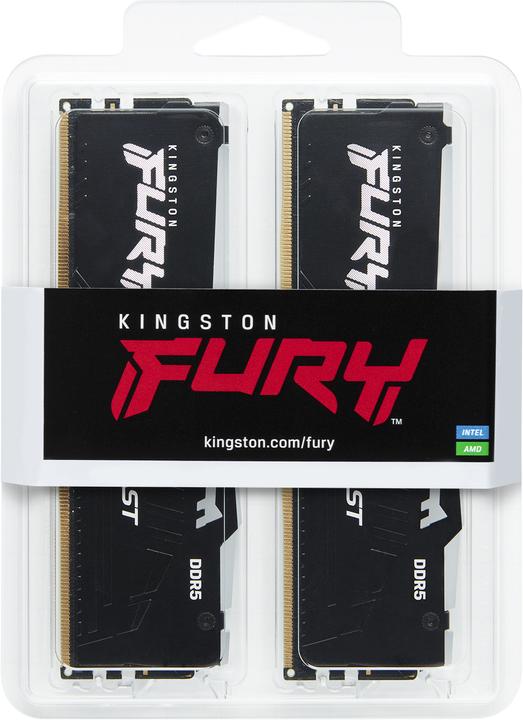 Immagine prodotto Kingston FURY Beast RGB (2 x 32GB, 5200 MHz, RAM DDR5, DIMM)