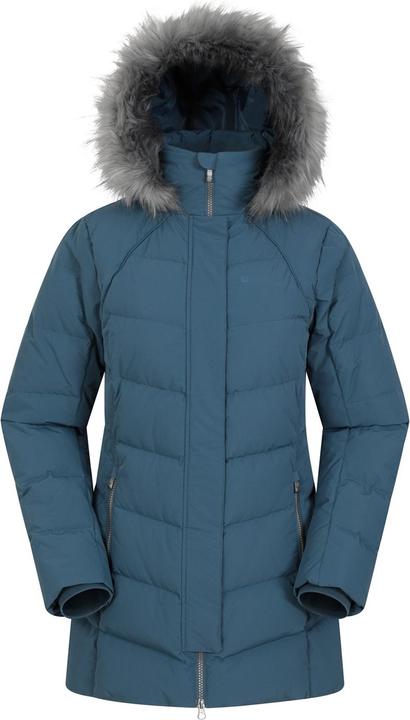 Actual product image Mountain Warehouse Womens/Ladies Isla II Long Down Jacket (34 D)