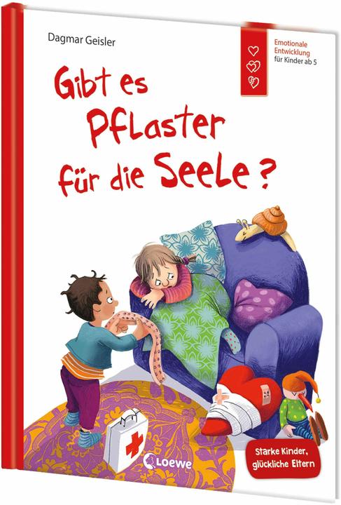 Produktbild Loewe Gibt es Pflaster für die Seele? (Starke Kinder, glückliche Eltern) (Deutsch, Dagmar Geisler, Emotionale Entwicklung Für Kinder, Loewe Sachbuch, 2024)