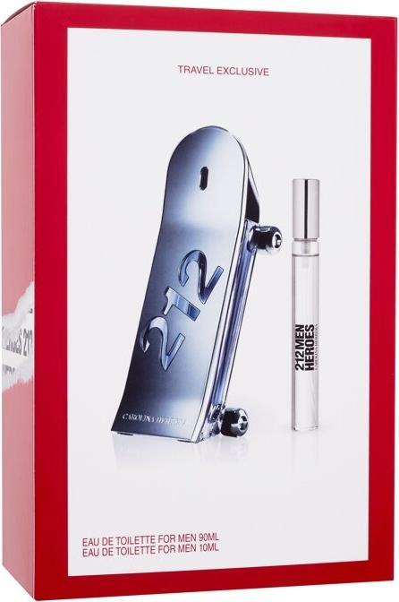 Produktbild Carolina Herrera 212 Men Heroes Forever Young EDT 90 ml + EDT MINI 10 ml (man) (Eau de Toilette, 90 ml)