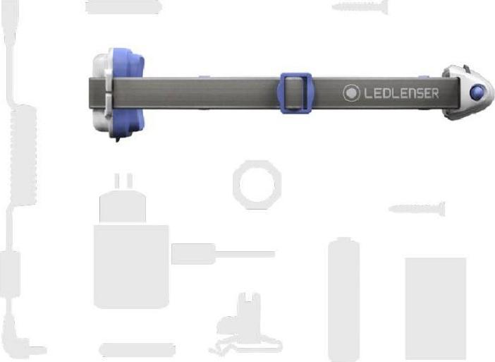 Immagine prodotto Ledlenser NEO6R Blu, Grigio, Bianco Faretto ad archetto LED (240 lm)