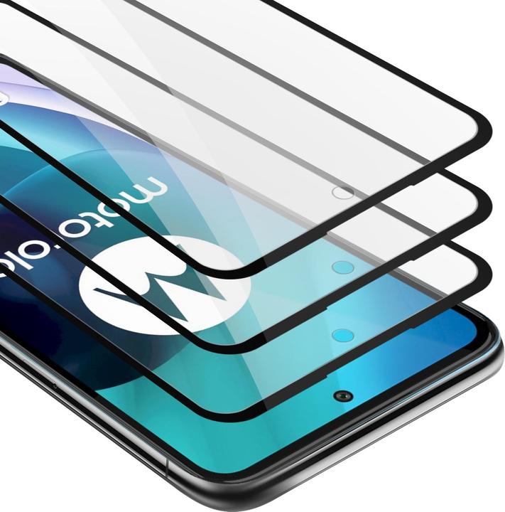 Immagine prodotto Cadorabo Vetro di protezione del display a schermo intero (3 Pezzo/i, Motorola Moto G71 5G)
