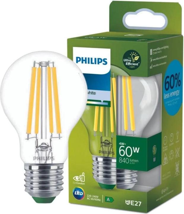 Produktbild Philips LED Classic (E27, 4 W, 840 lm, 1 x, A)