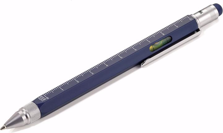 Produktbild Troika Kugelschreiber Construction Pen 1 mm, Blau Silber (Blau, Silber, 1 x)
