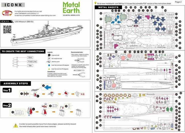 Immagine prodotto Metal Earth USS Missouri