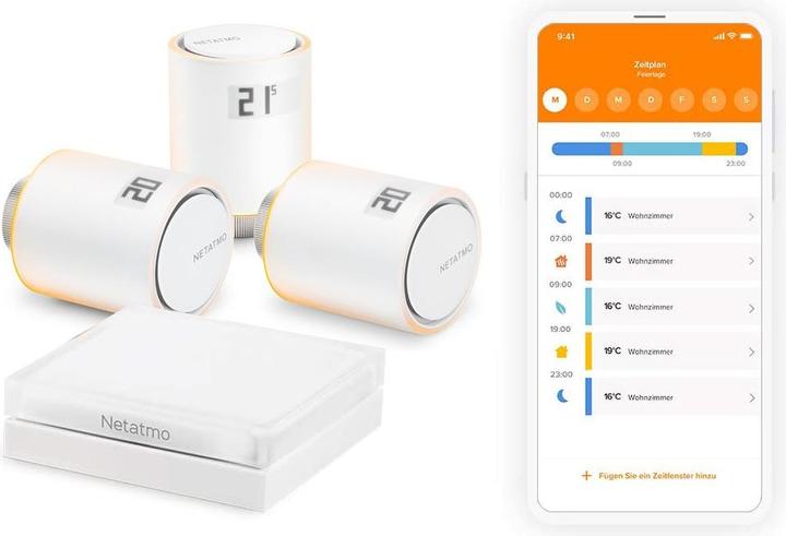 Immagine prodotto Netatmo Starter Kit Valvole per radiatori intelligenti Set di Vantaggi