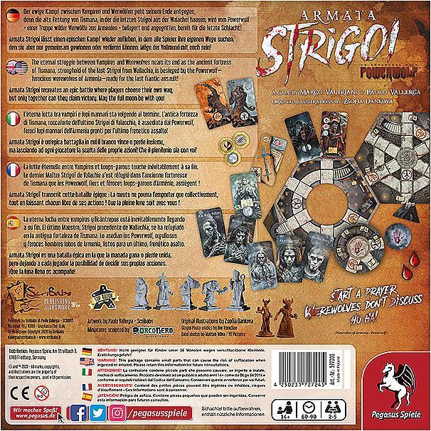 Produktbild Pegasus Armata Strigoi - Das Powerwolf Brettspiel (Deutsch)