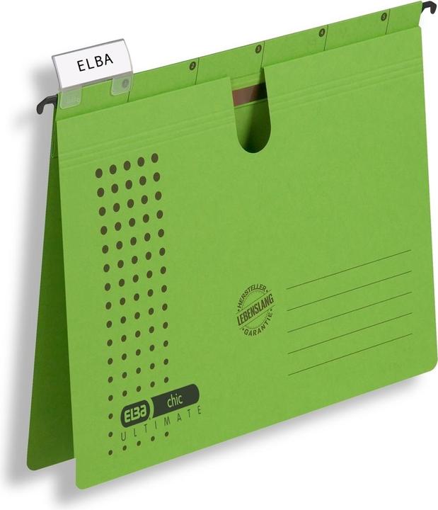Produktbild Elba Hängehefter chic, kfm. Heftung, A4, grün (A4, 25 x)
