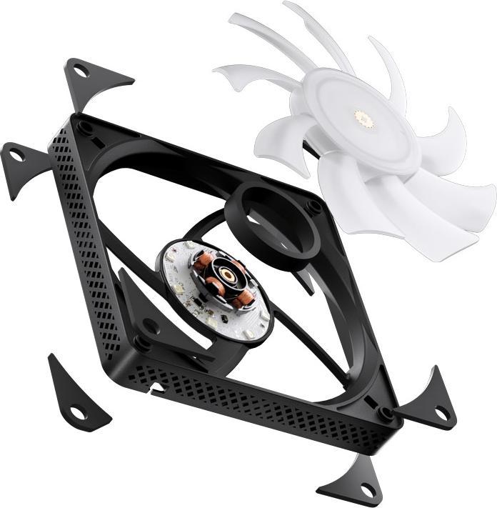 Image du produit Jonsbo HF1215 Ventilateur Slim PWM, ARGB, 120mm (120 mm, 1 x)