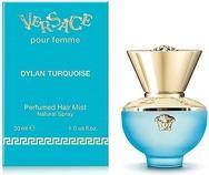 Image du produit Versace Dylan Turquoise - Brume capillaire parfumée pour femme (Parfum pour cheveux, 30 ml)