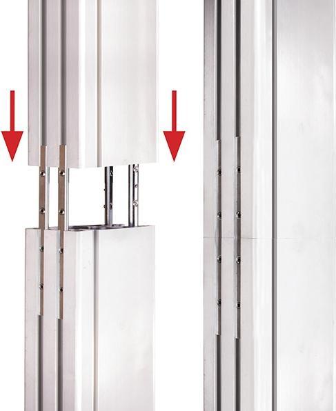 Image du produit b-tech BT8380 - Colonne - Noir - Aluminium - BT8380-BASE / FFB / FSB - 70 mm - 160 mm