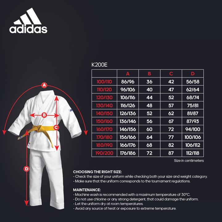 Immagine prodotto adidas Tuta da karate "Evolution", K200E (120 C)