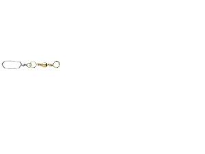 Produktbild Okuma Norwegian Snap Swivel Size 4 Brass - 8pcs
