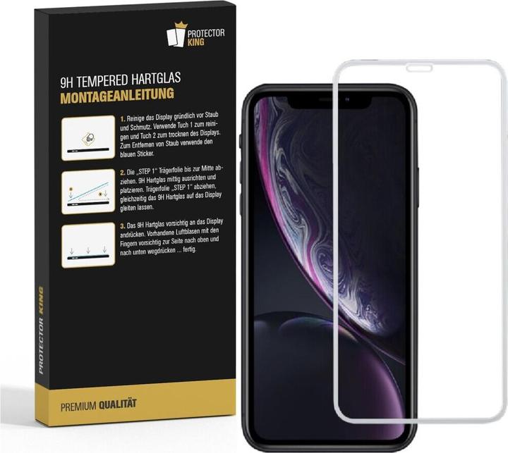 Produktbild Protectorking 1x echtes Tempered 9H Panzerhartglas 3D KLAR (1 Stück, Apple iPhone 11)