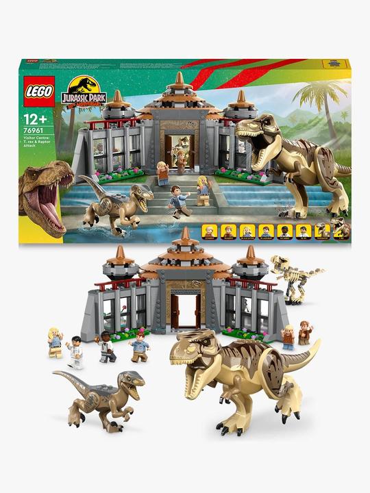 Immagine prodotto LEGO L'attacco del T. rex e del rapace al centro visitatori (76961, LEGO Jurassic World)