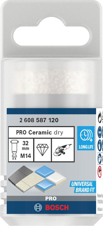 Produktbild Bosch Professional Zubehör PRO Core Cutter dry, 32 x 35 x 22,23 mm (32 mm)