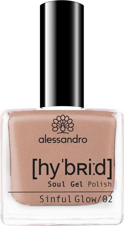 Alessandro Hybrid Soul Gel Polish Sinful Glow (Gelb, Farblack)