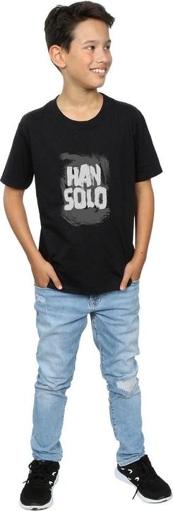 Immagine prodotto Star Wars Han Solo Text Maglietta Ragazzi (152, 158)