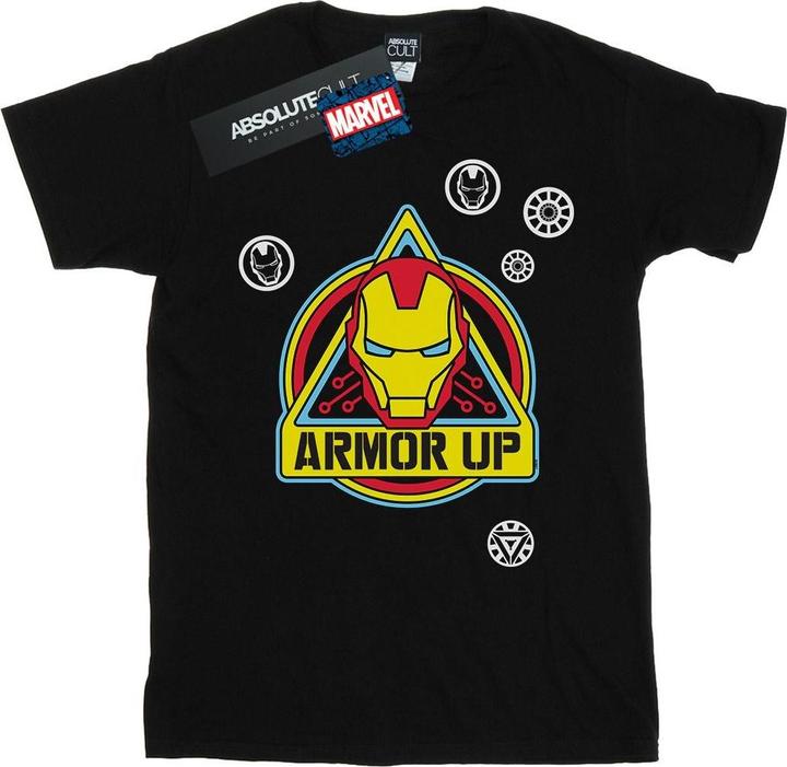 Produktbild Iron Man Armor Up Badge TShirt (L)
