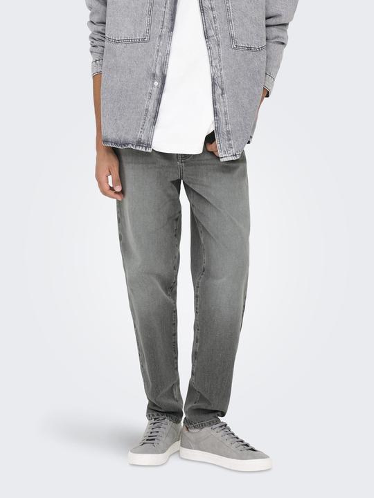 Image du produit Only & Sons ONSYOKE Taille moyenne Réduction Jeans Relaxed Fit Jeans (34)