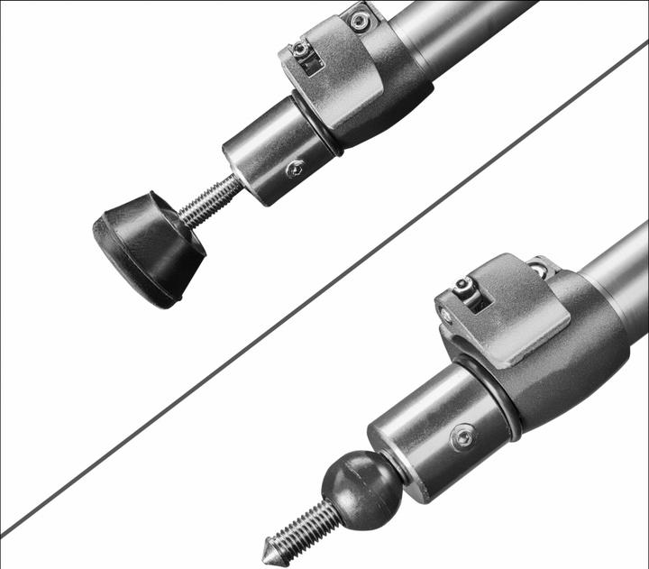 Actual product image mantona Alto 295 tripod with crank column (Metal)