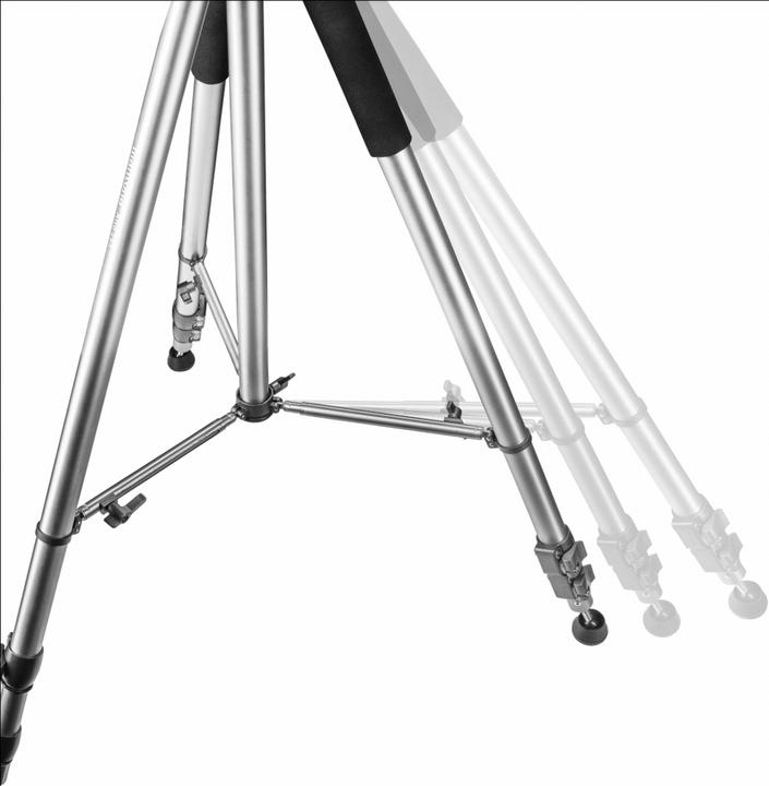 Actual product image mantona Alto 295 tripod with crank column (Metal)