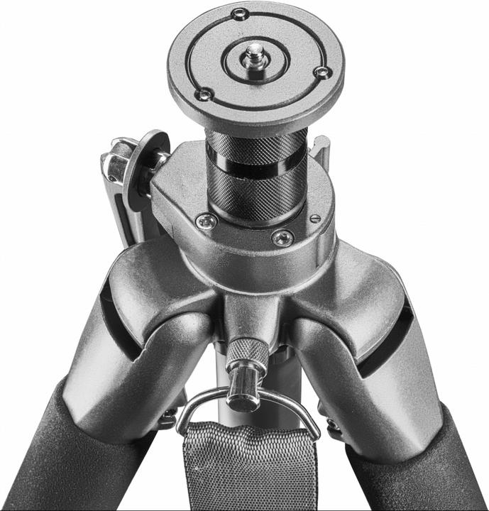 Actual product image mantona Alto 295 tripod with crank column (Metal)